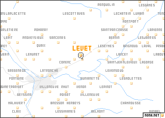 map of Levet
