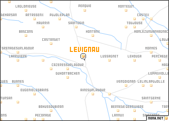 map of Le Vignau