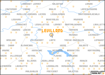 map of Le Villard