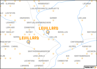 map of Le Villard