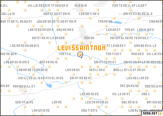 map of Lévis-Saint-Nom