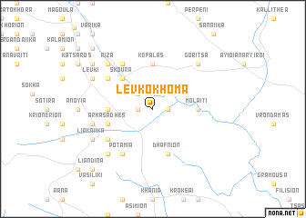 map of Levkókhoma