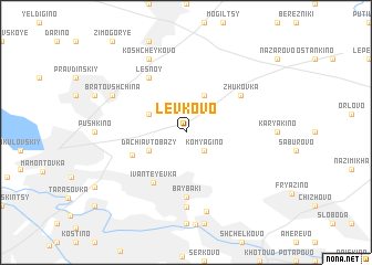 map of Levkovo