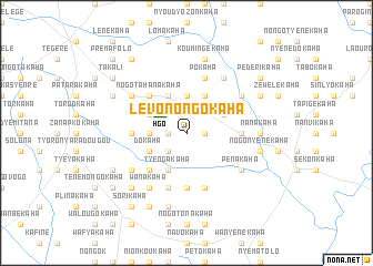 map of Lévonongokaha