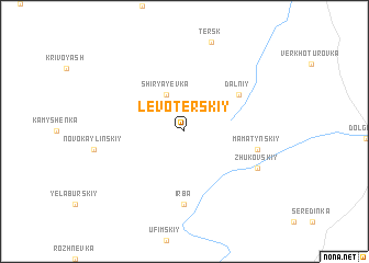 map of Levo-Terskiy