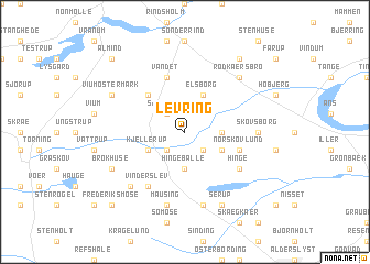 map of Levring