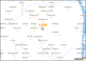 map of Lewa