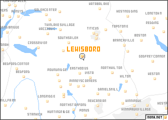 map of Lewisboro