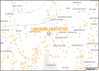map of Lewisdale Estates