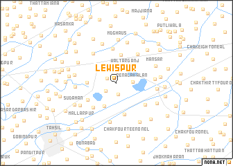 map of Lewispur