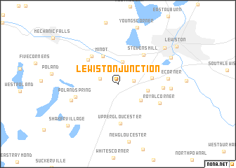 map of Lewiston Junction