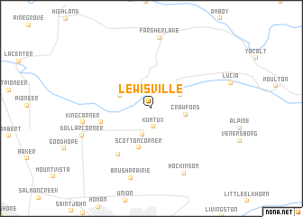 map of Lewisville