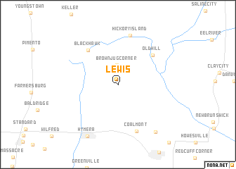 map of Lewis