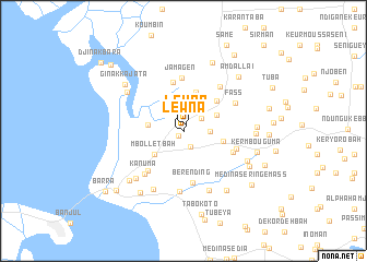 map of Lewna