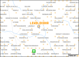 map of Lèwolokaha