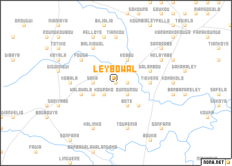 map of Ley Bowal