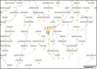 map of Leyi