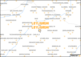 map of Leylī Dāghī