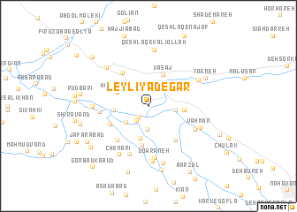 map of Leylī Yādegār