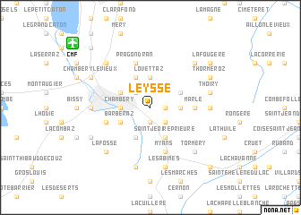 map of Leysse