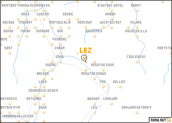 map of Lez