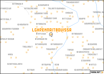 map of Lghrem-n-Aït Bou ʼIssa