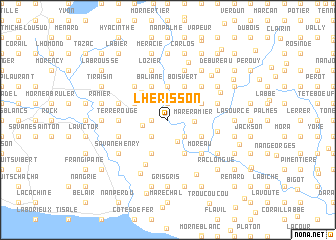 map of Lhérisson