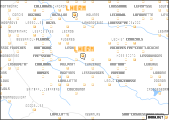 map of LʼHerm