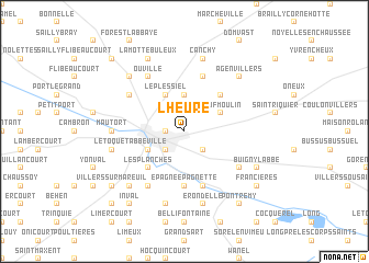 map of LʼHeure