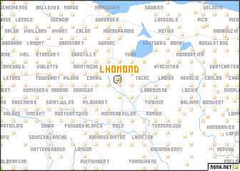 map of Lhomond