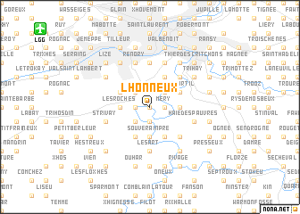 map of Lhonneux