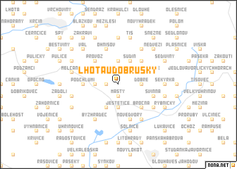 map of Lhota u Dobrušky