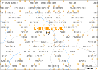 map of Lhota u Letovic
