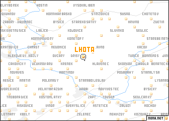 map of Lhota