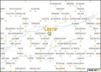 map of Lhota