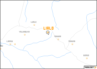 map of Lialo