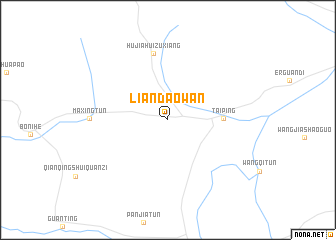 map of Liandaowan