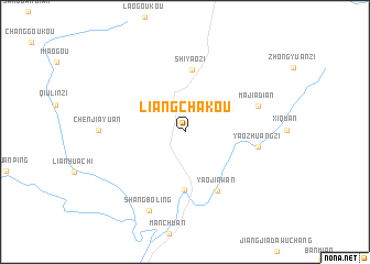 map of Liangchakou