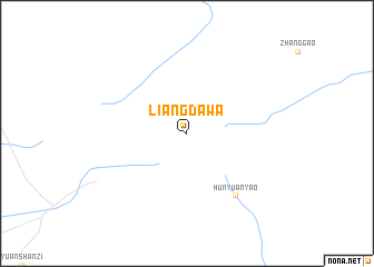 map of Liangdawa