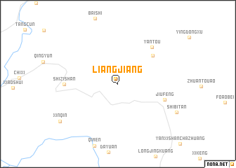 map of Liangjiang