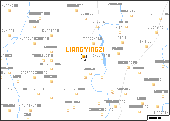 map of Liangyingzi