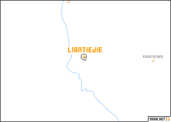 map of Liantiejie
