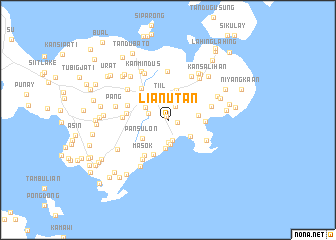 map of Lianutan