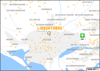 map of Liaquatābād