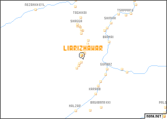 map of Liari Zhawar