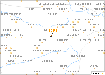 map of Liart