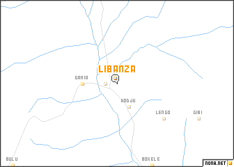 map of Libanza