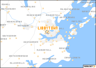 map of Libbytown