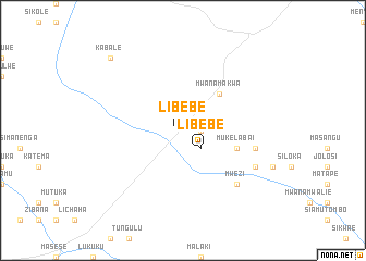 map of Libebe
