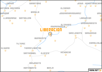 map of Liberación